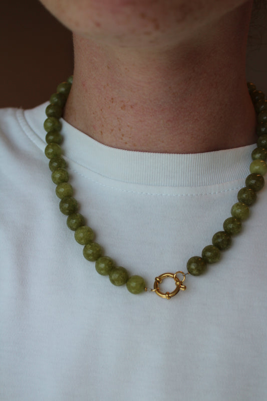 Samira - Collar - Piedra natural - Acero inoxidable