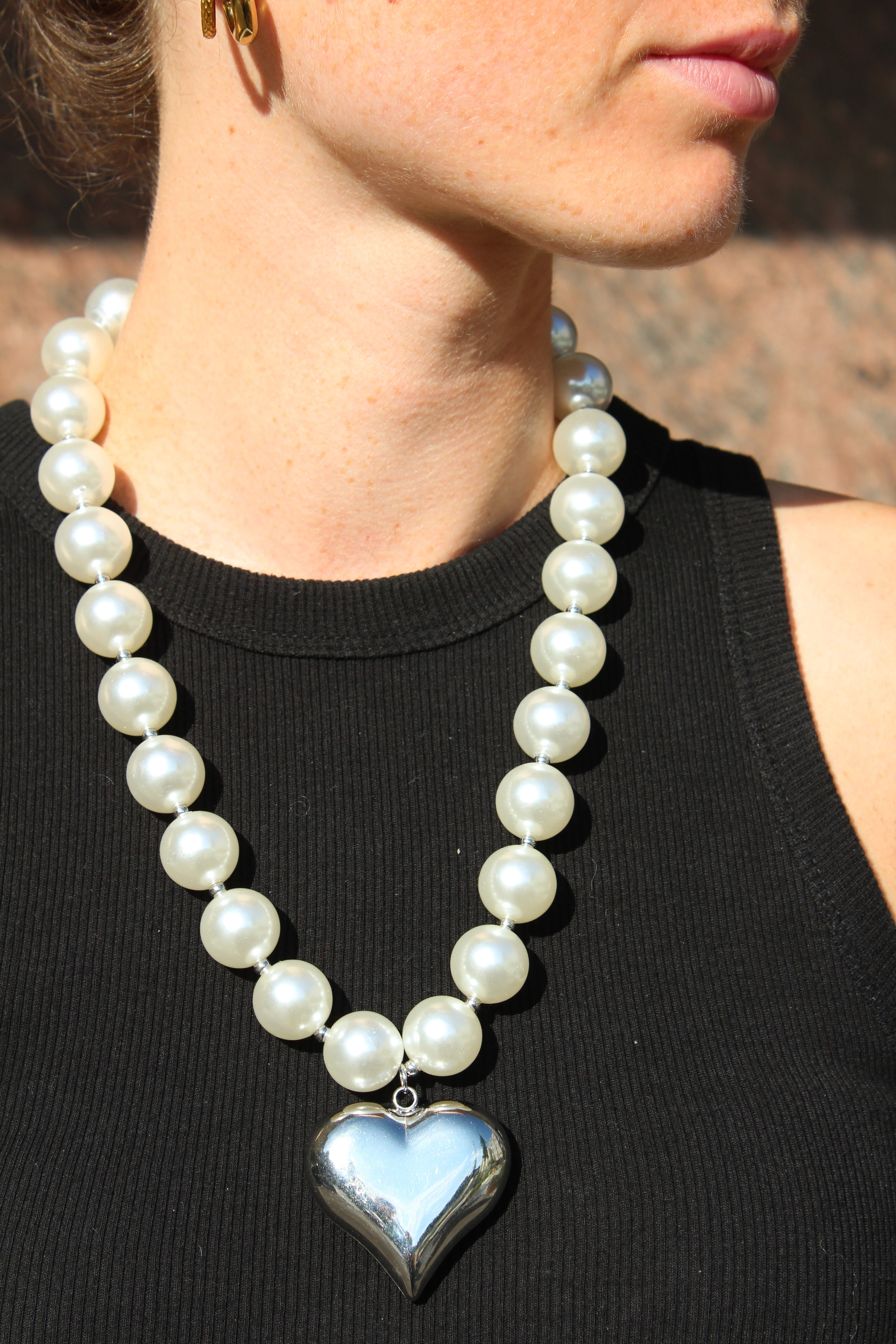 Sweetheart Pearl - Collier - Acier inoxydable