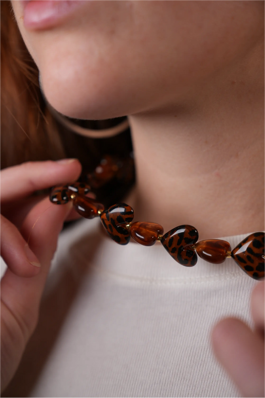 Panther heart - Halskette - Edelstahl