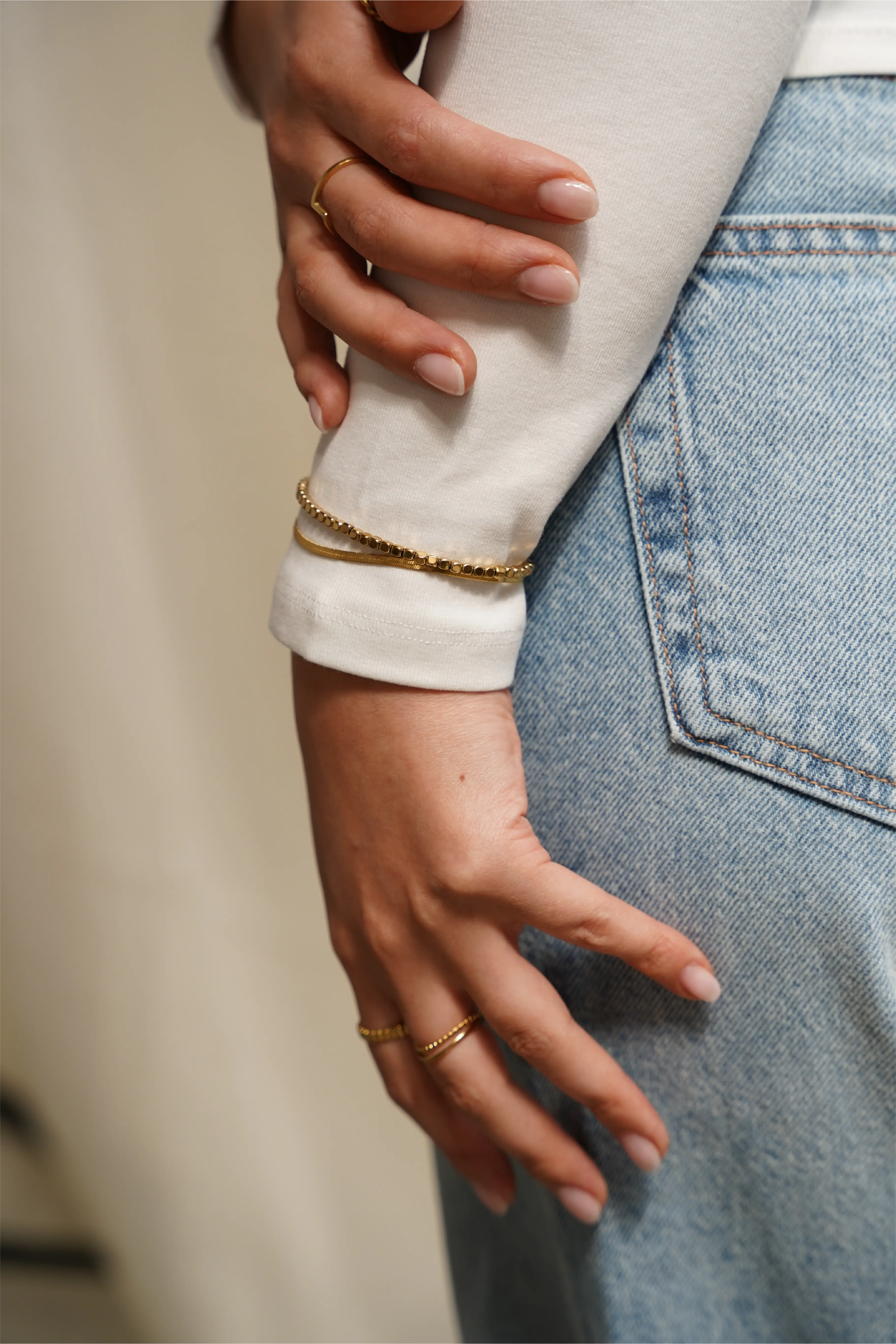 Fleeky Snake - Bracciale - Acciaio inossidabile