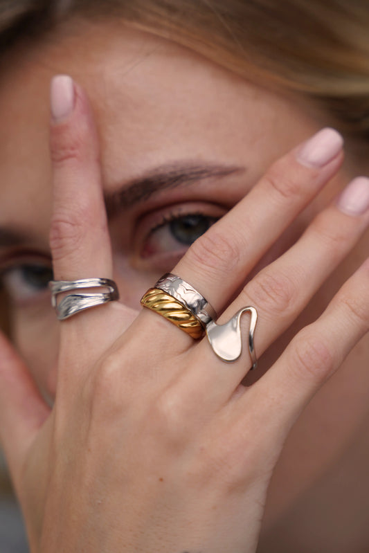 Suze - Anillo - Acero inoxidable - Ajustable