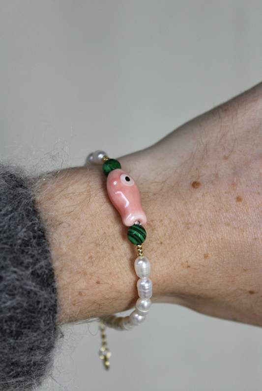 Pez - Pulsera - Acero inoxidable