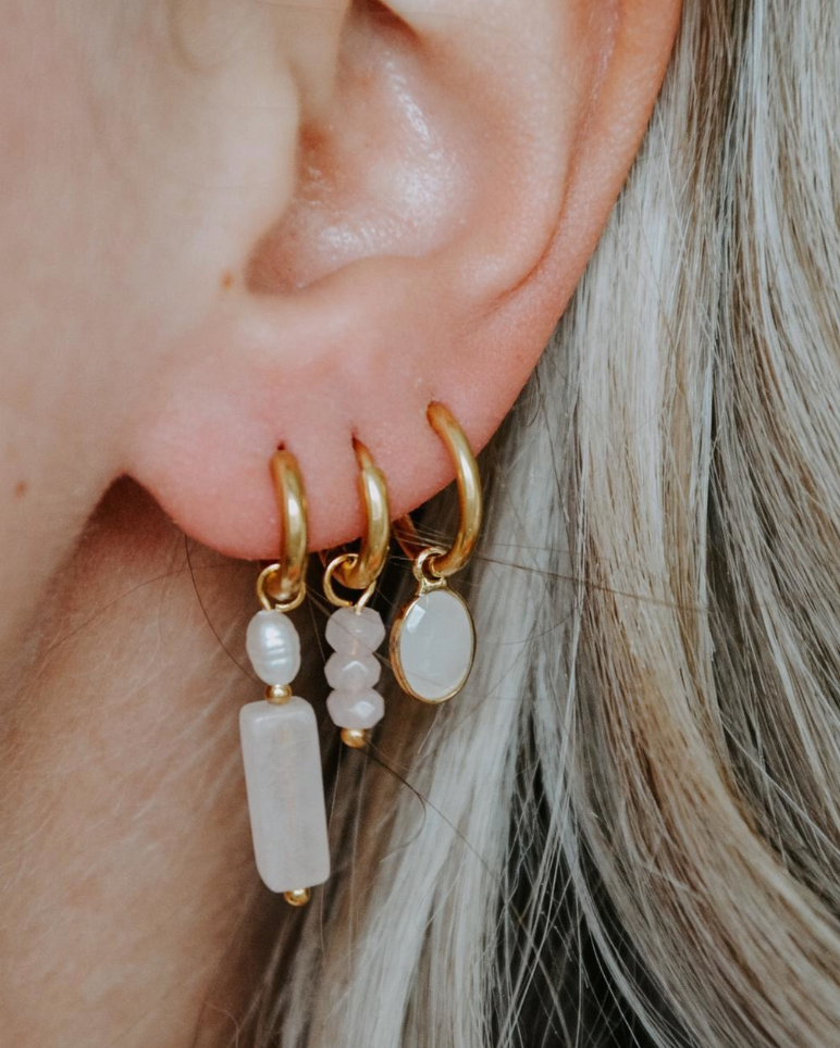 Runde Nina - Ohrringe - Edelstahl