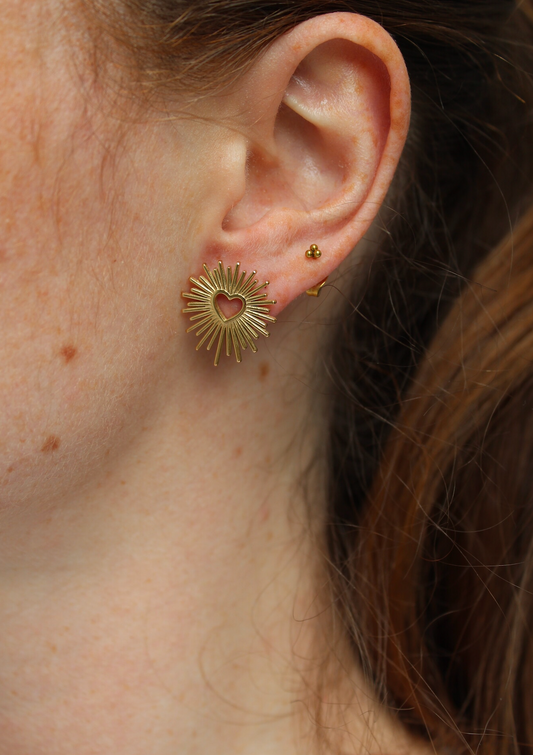Nykia - Pendientes - Acero inoxidable