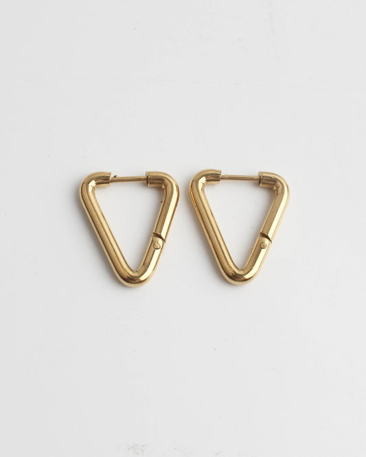 Small Triangle - Pendientes - Acero inoxidable