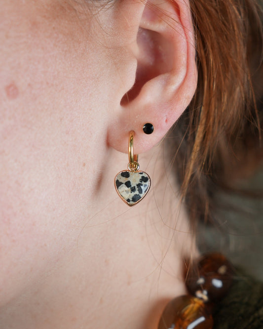 Cherish - Oorbellen - Natuursteen - Stainless Steel