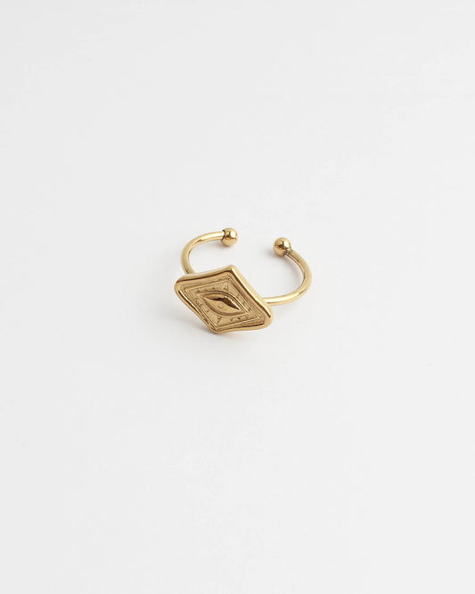 Eyes On You - Anillo - Acero inoxidable - Ajustable