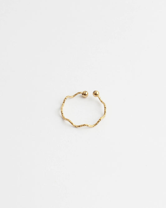 Thin Wave - Ring - Stainless Steel - Verstelbaar