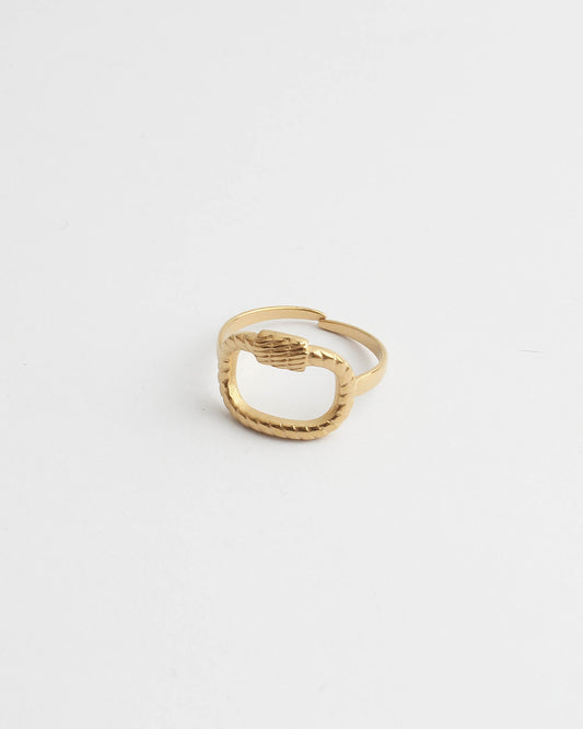 Ava - Anillo - Acero inoxidable - Ajustable