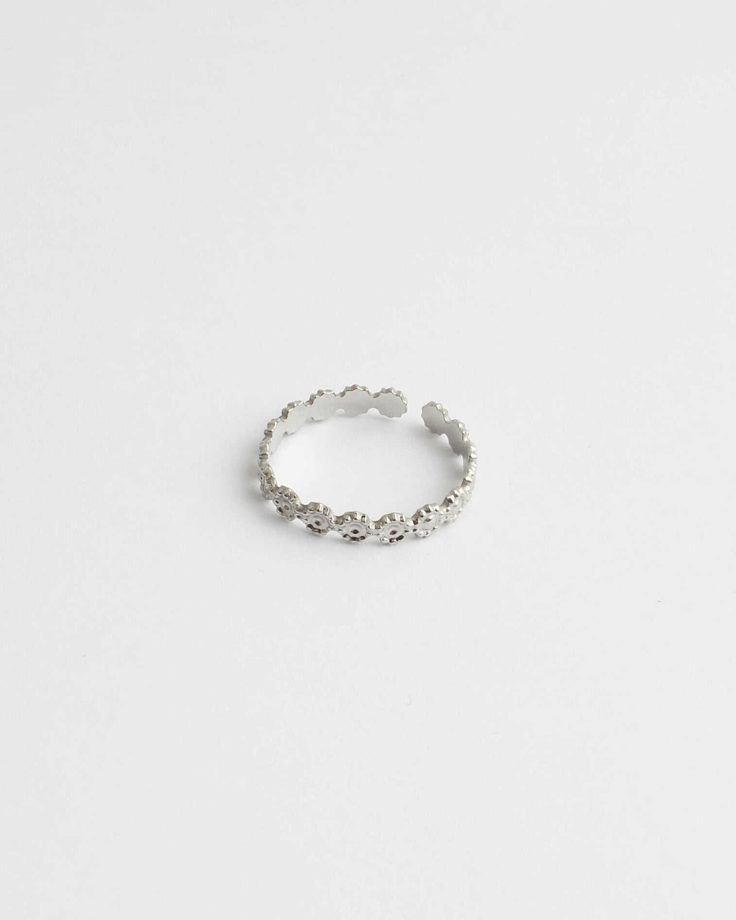 Piccoli fiori - Anello - Acciaio inossidabile - Regolabile