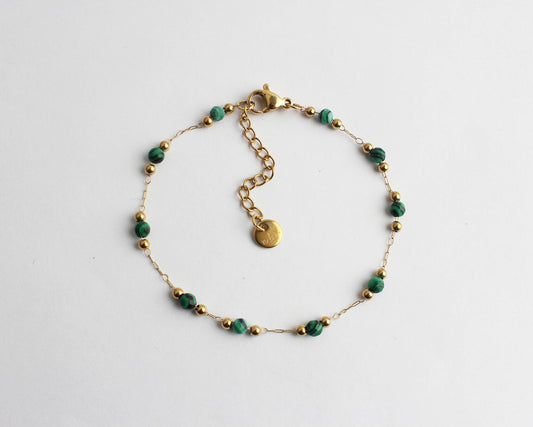 Sophia - Armband - Naturstein - Edelstahl