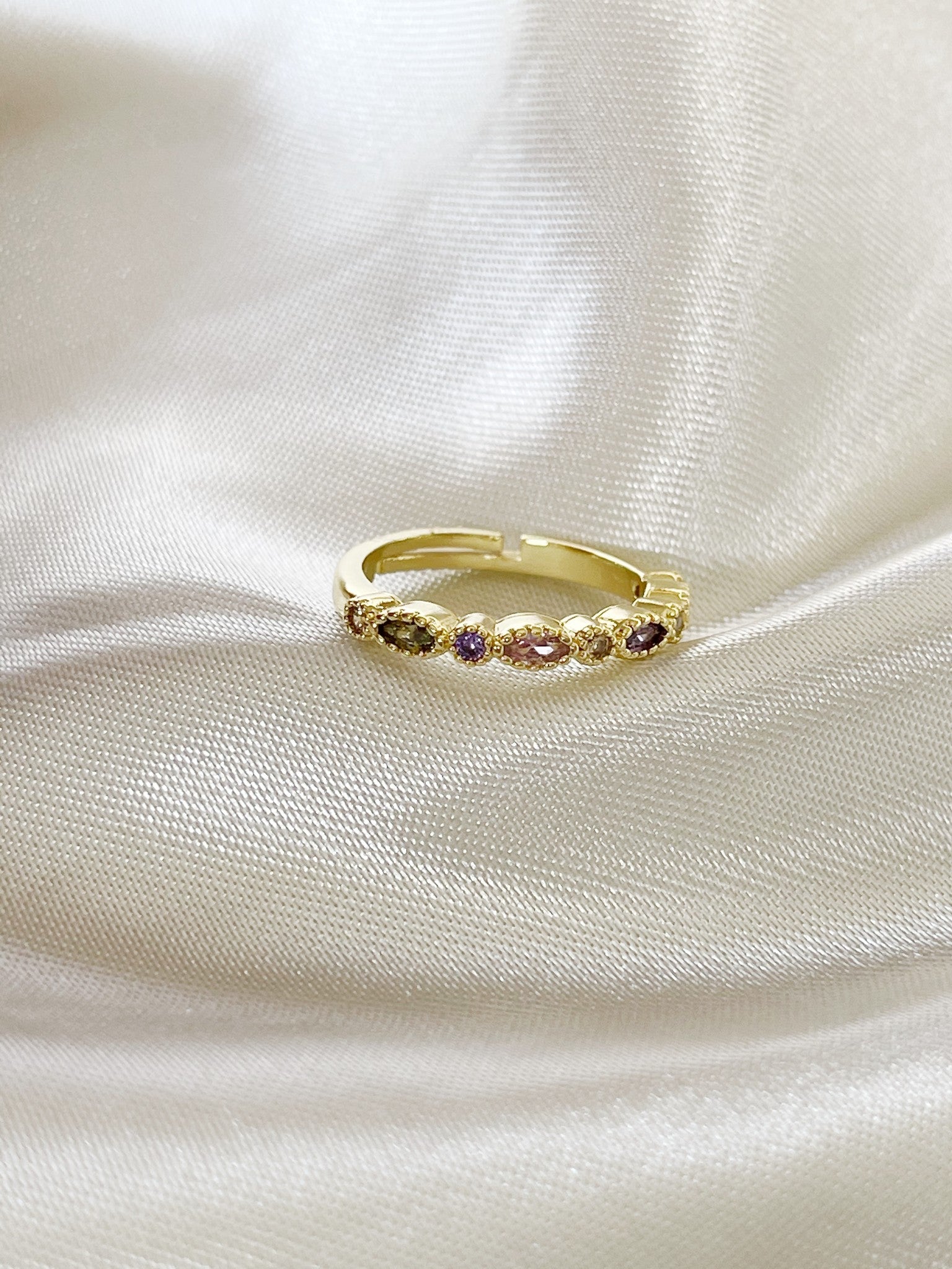 Glitter Please - Ring - Edelstahl - verstellbar