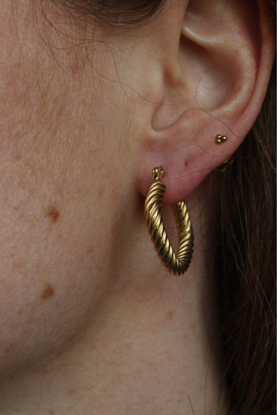 Ann - Boucles d'oreilles - Acier inoxydable
