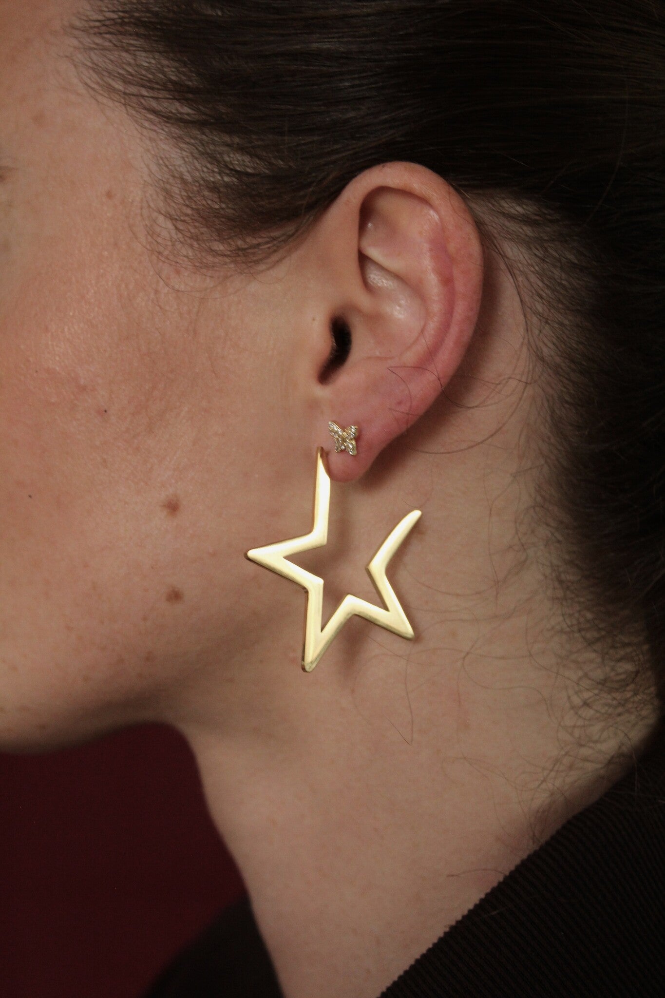 Sparkle Butterfly - Stud - Oorbellen - Stainless Steel