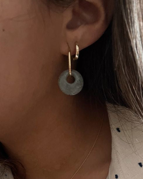 Tirza - Oorbellen - Natuursteen - Stainless Steel