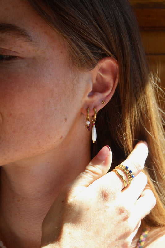 Sweet Shell - Earrings - Stainless Steel