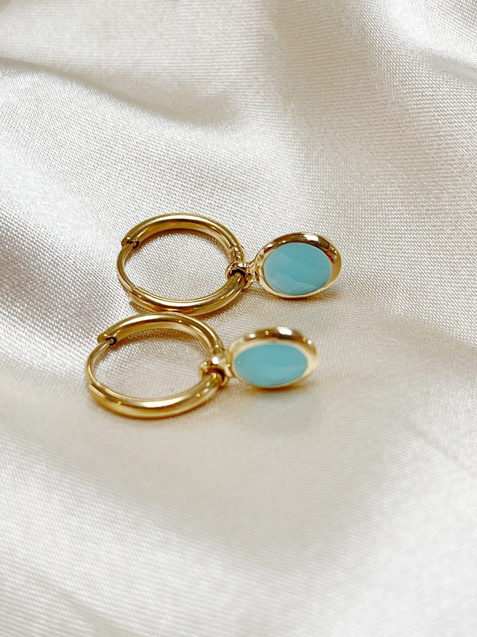 Dana ovale - Boucles d'oreilles - Acier inoxydable