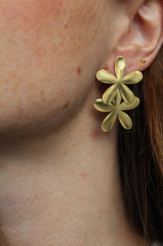Flores - Boucles d'oreilles - Acier inoxydable