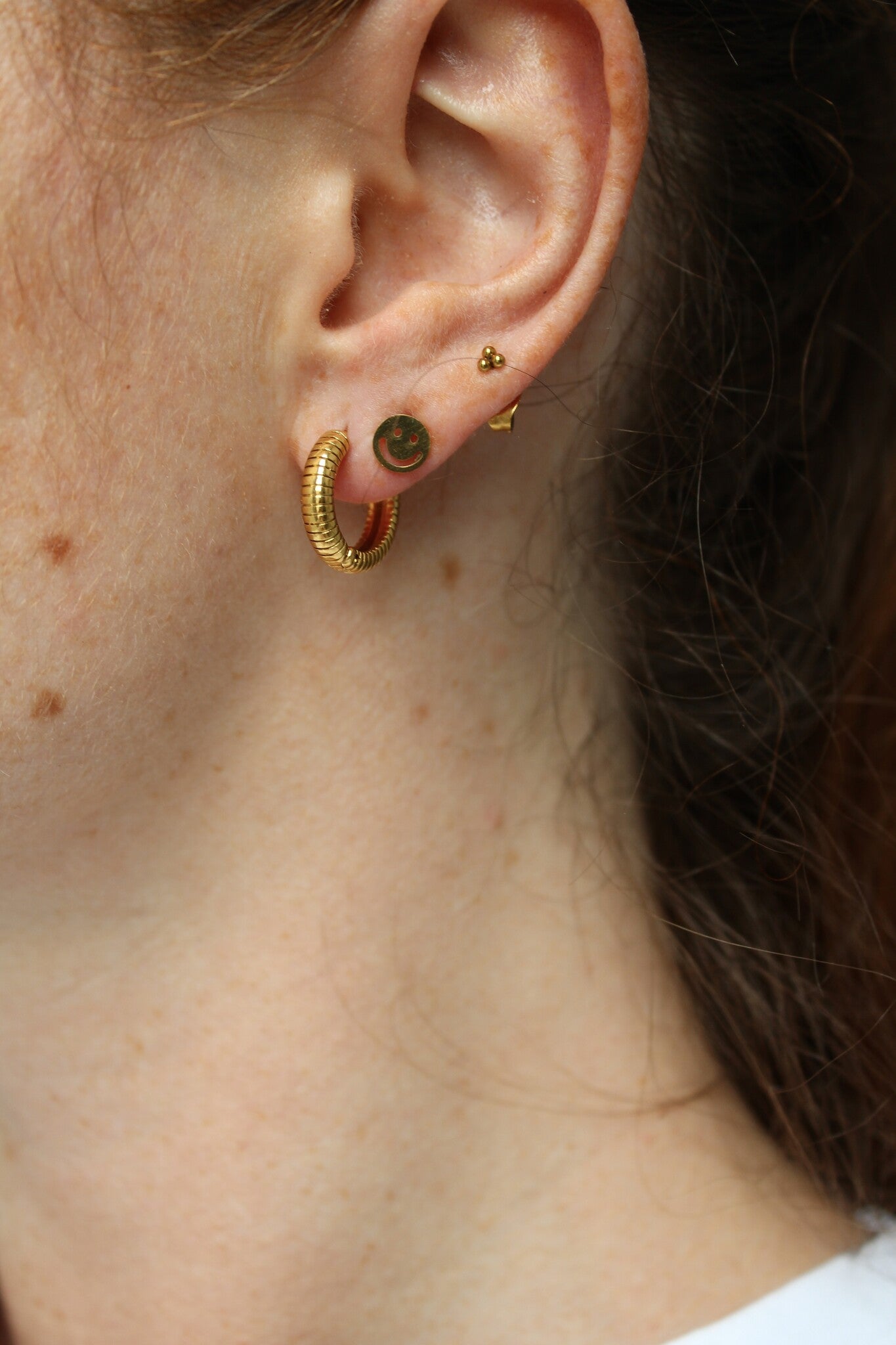 Smile - Earrings - Stainless Steel