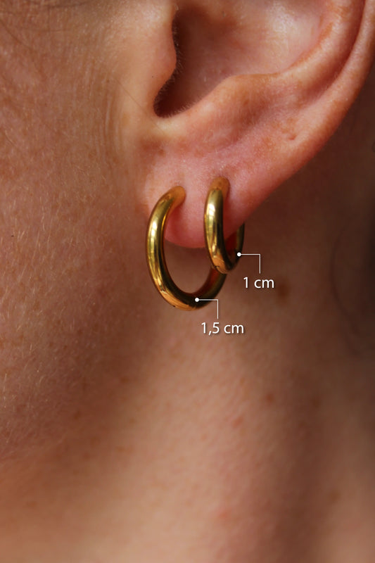 Basic - Pendientes - Acero inoxidable