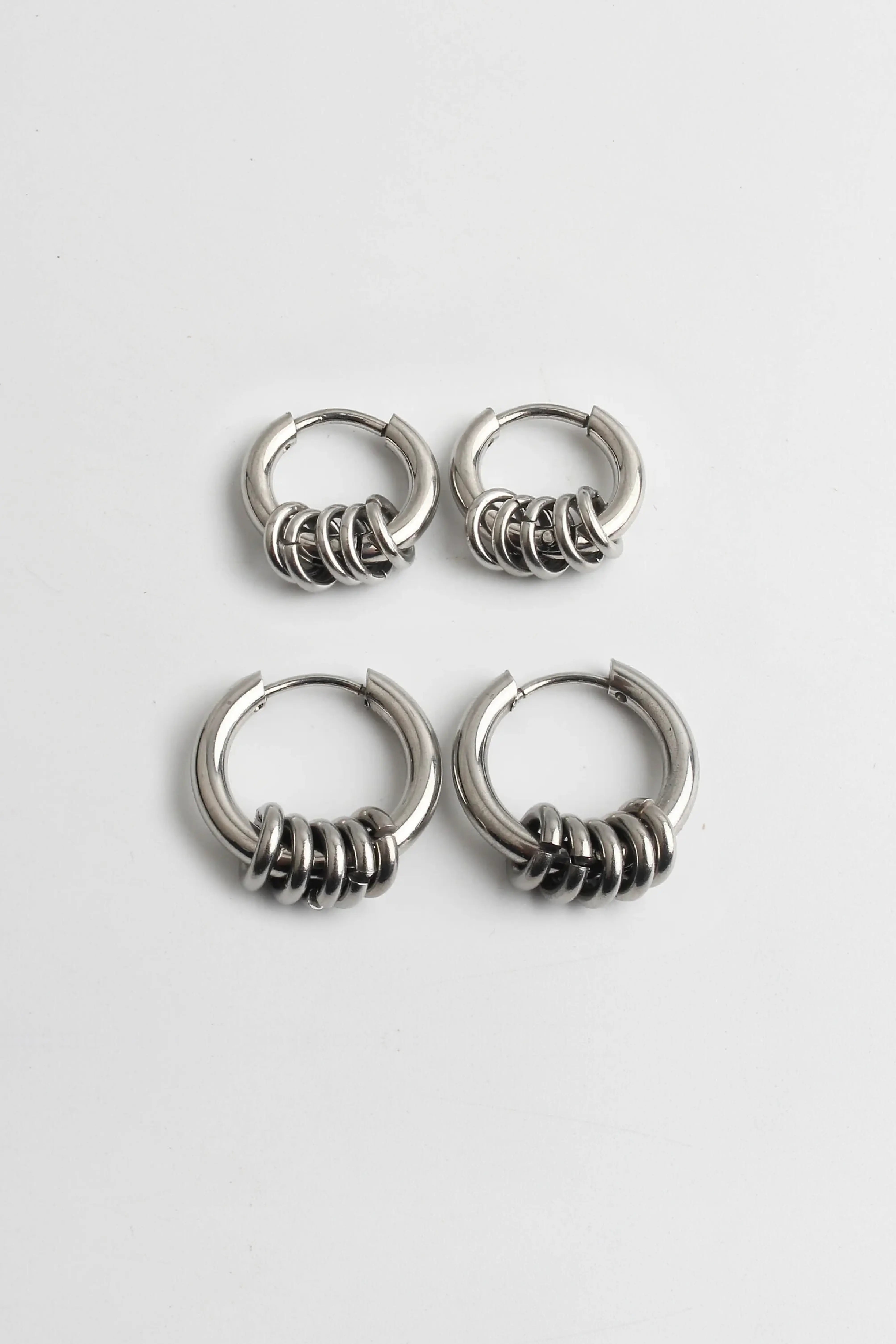 Bali - Boucles d'oreilles - Acier inoxydable