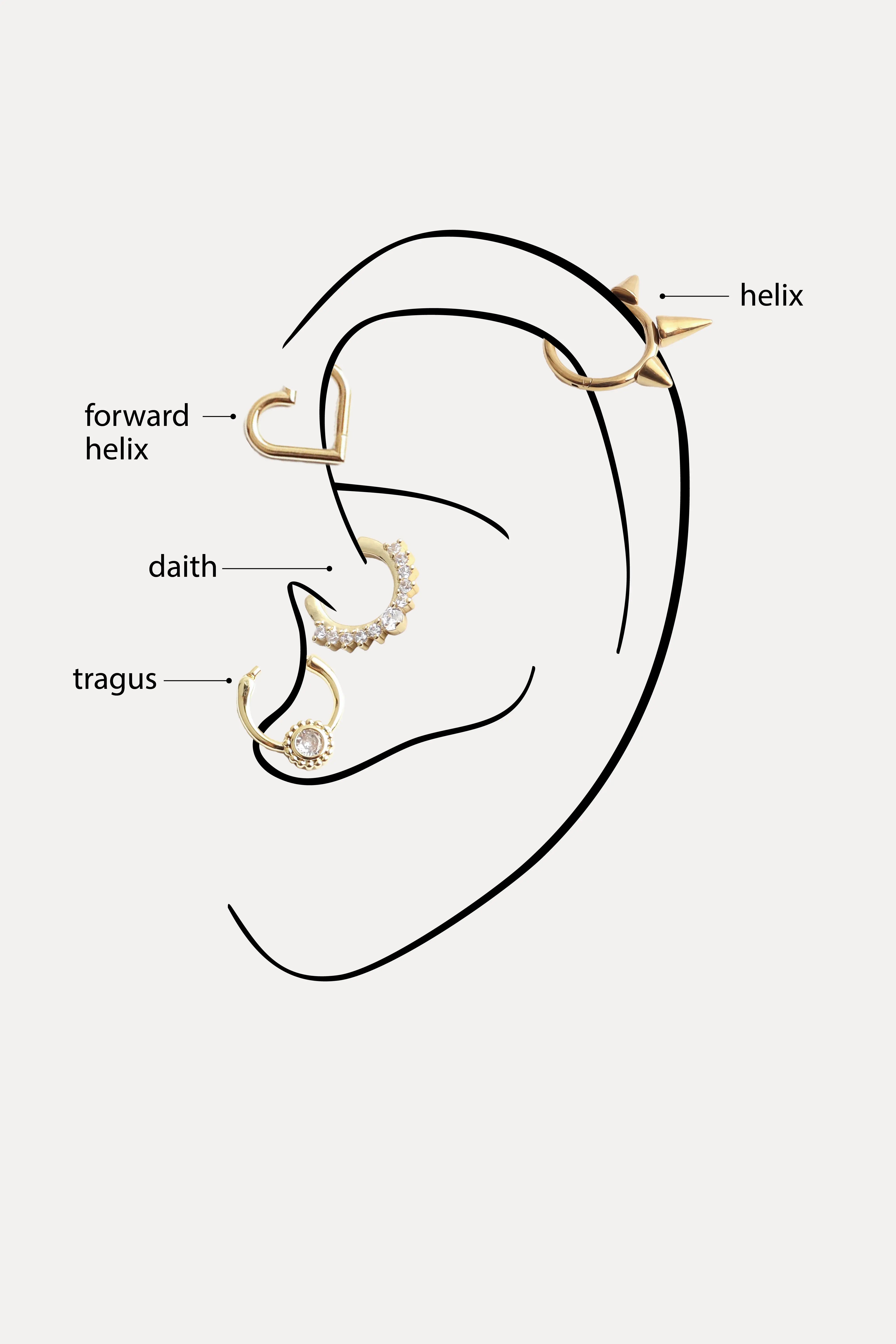 Skye - Piercing - Titanium