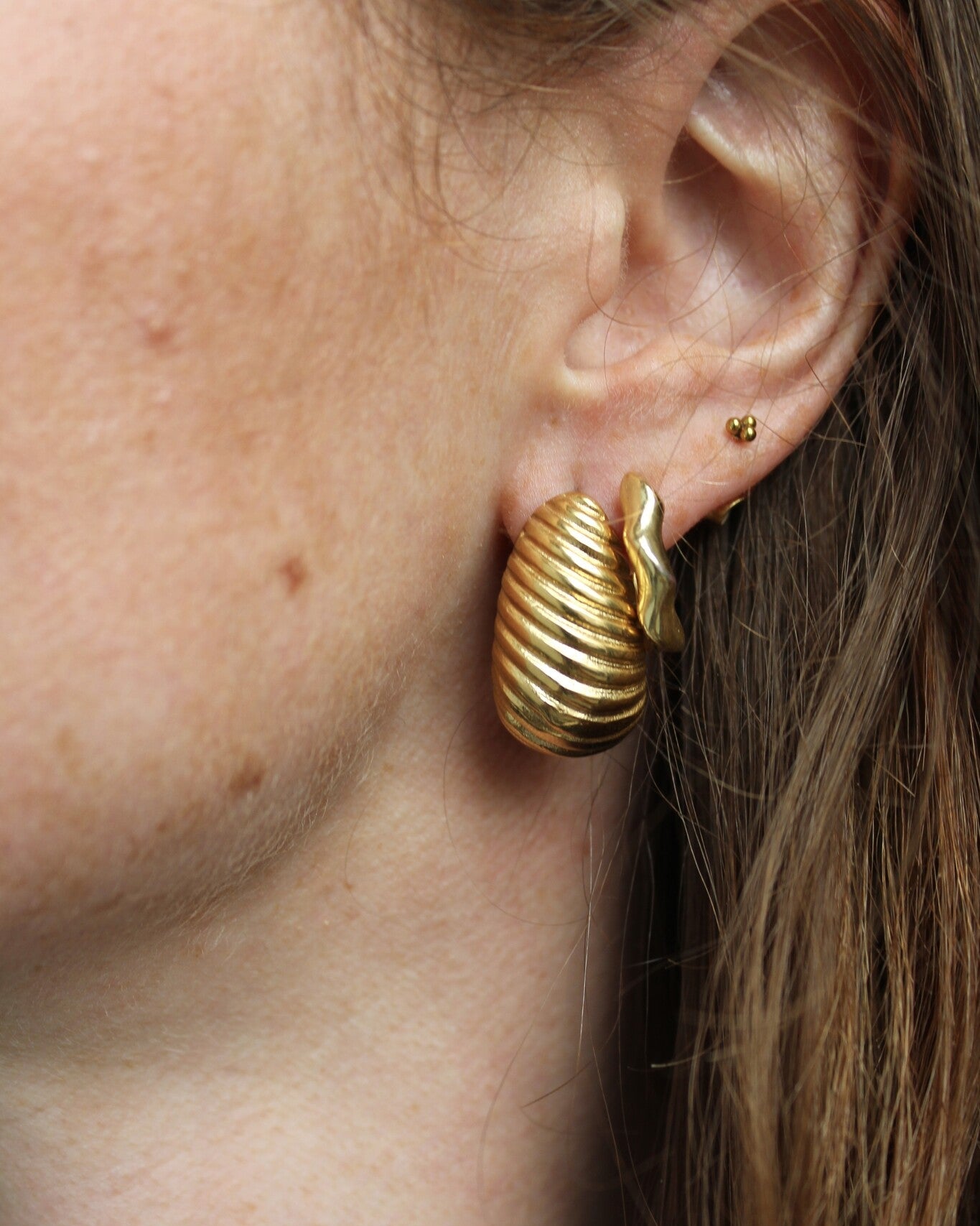 Ruby - Oorbellen - Stainless Steel