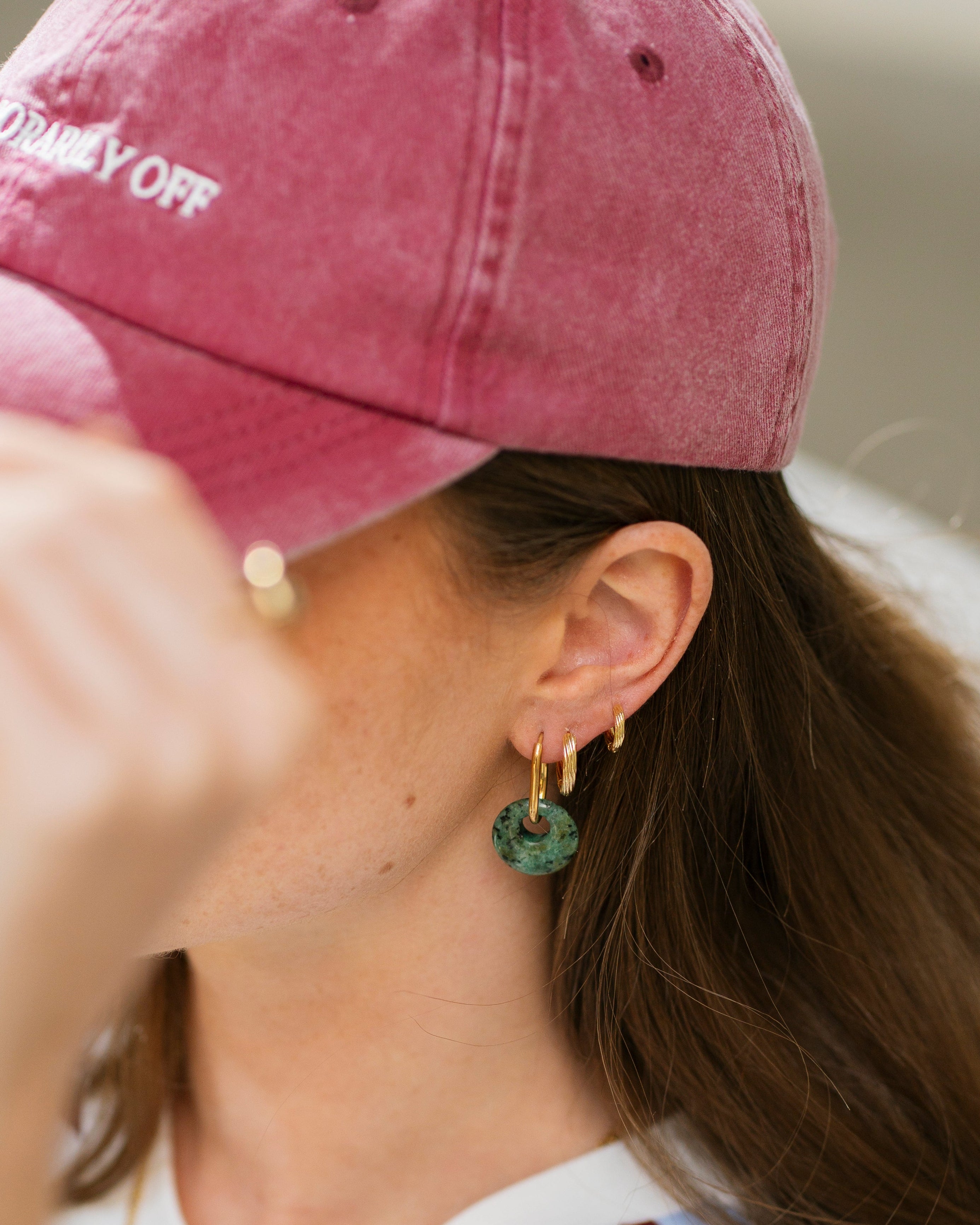 Tirza - Pendientes - Piedra natural - Acero inoxidable