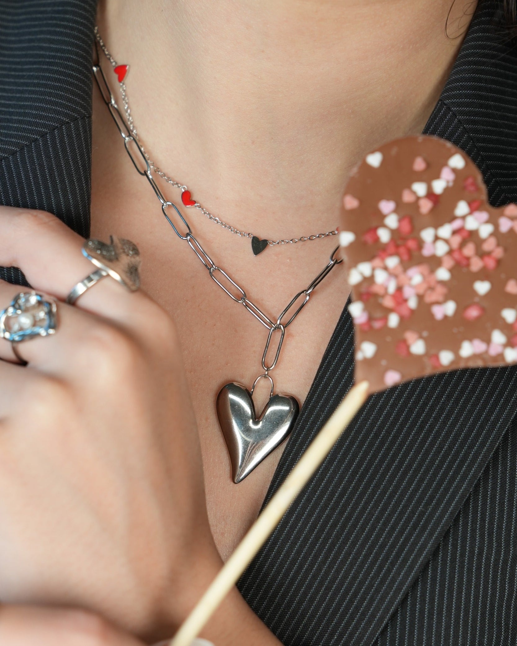 Vero Amore - Necklace - Stainless Steel